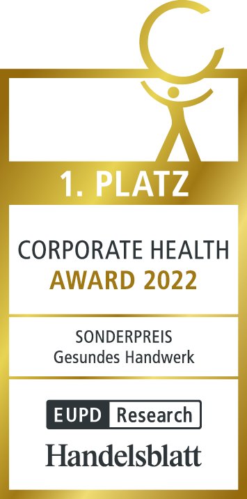 SONDERPREIS GESUNDES HANDWERK - CORPORATE HEALTH AWARD 2022 – Mahler ...